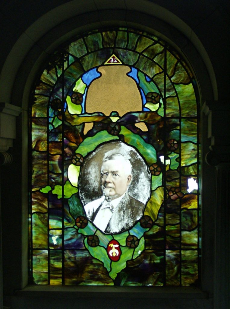 William H. Walker in stained glass