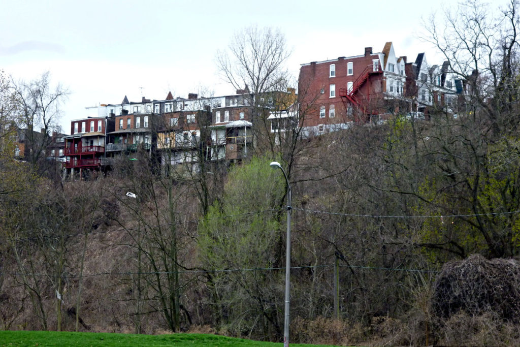 Cliffside rowhouses