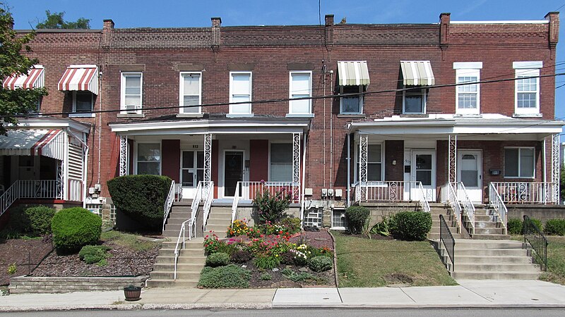 Rowhouses on Greenfield Avenue