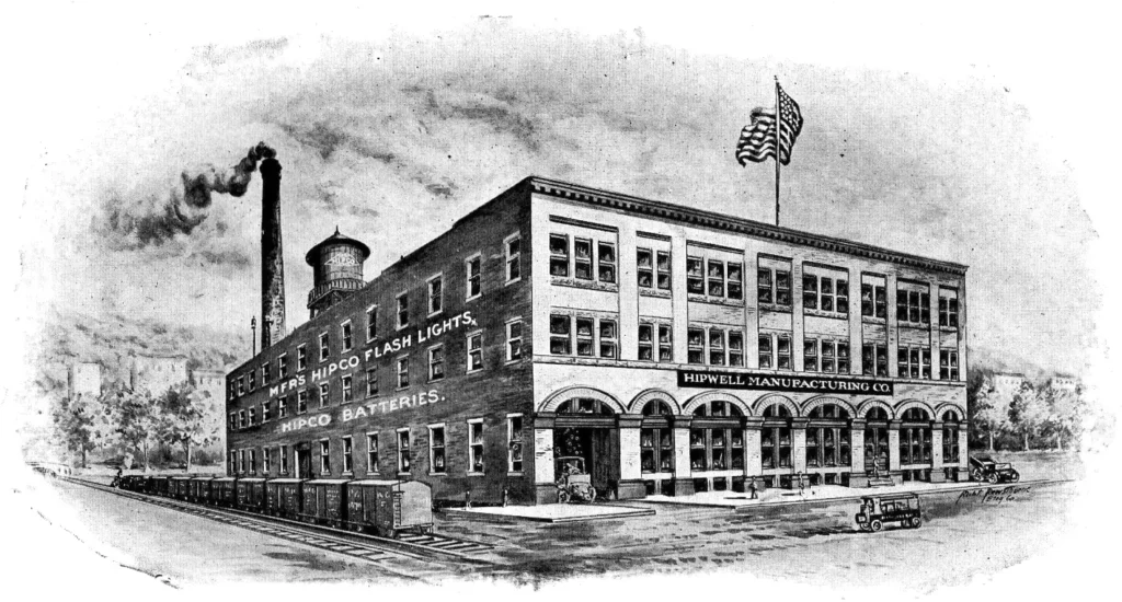 Illustration of the Hipwell factory