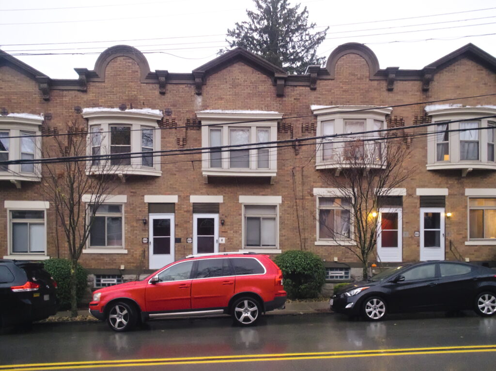 Row of houses on Beeler Street