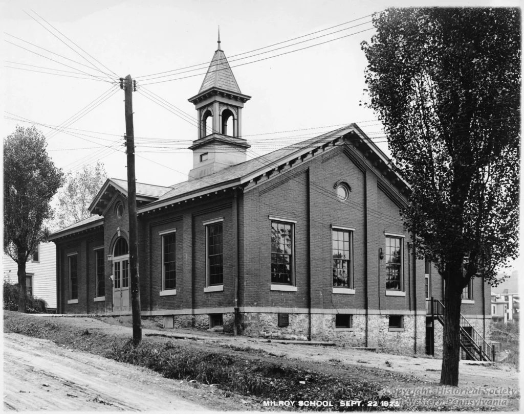 Milroy School in 1923