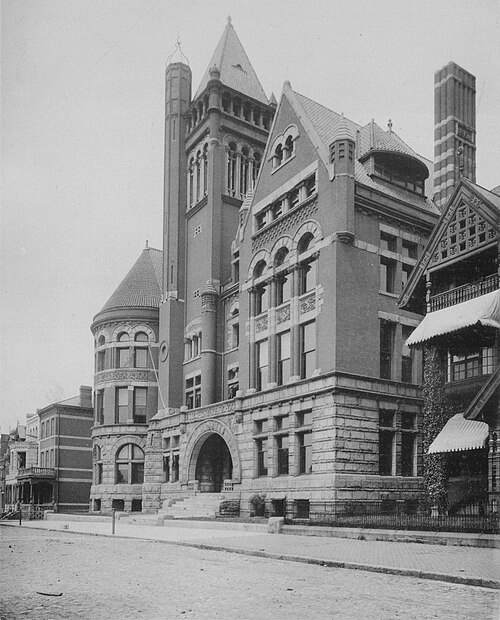 Original Allegheny High School from 1893