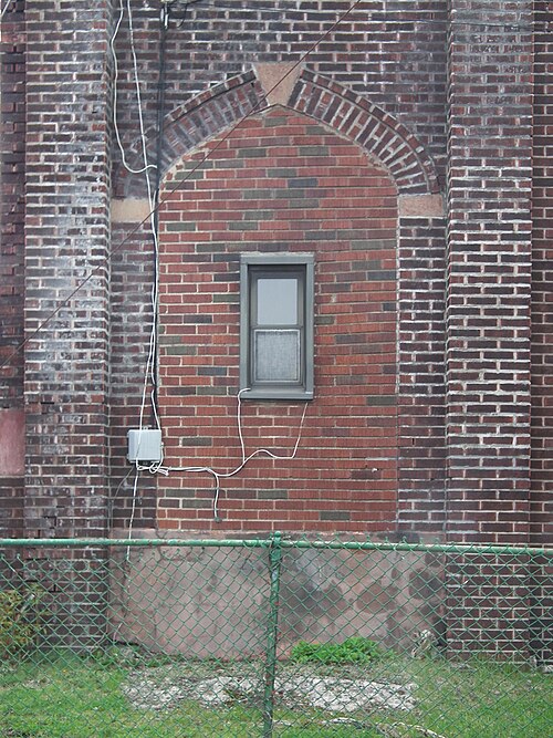 Bricked-in window