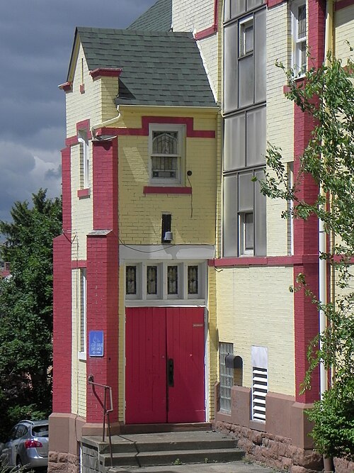 Side entrance
