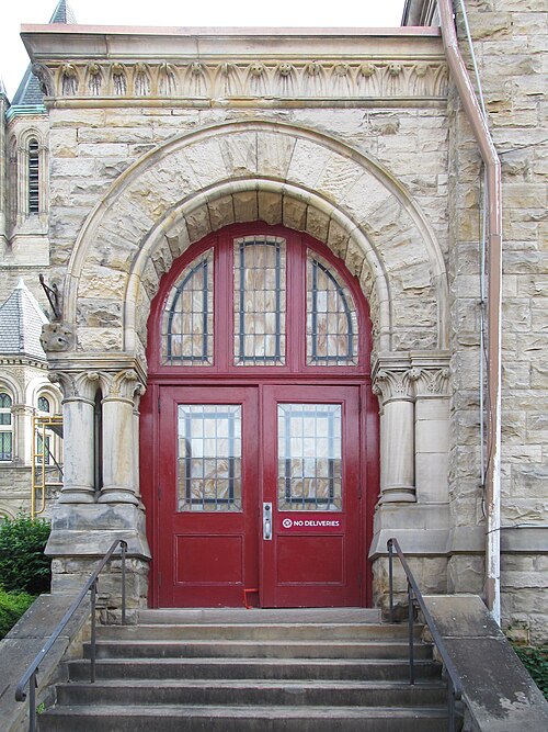 Side entrance