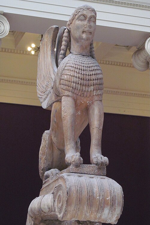 Sphinx from the front