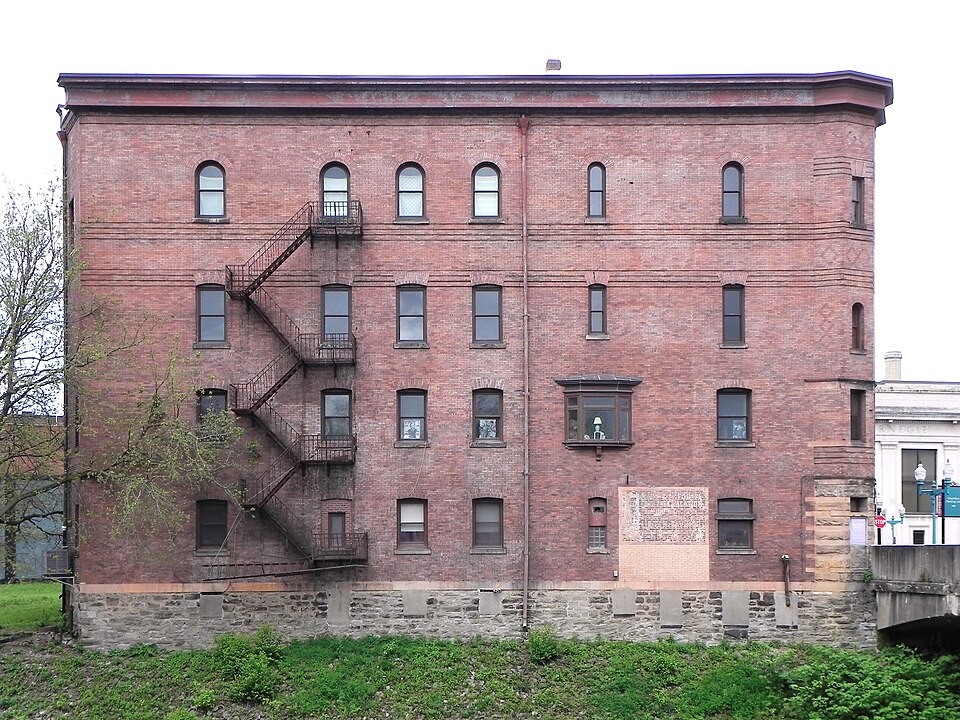 Husler Building from across Chartiers Creek