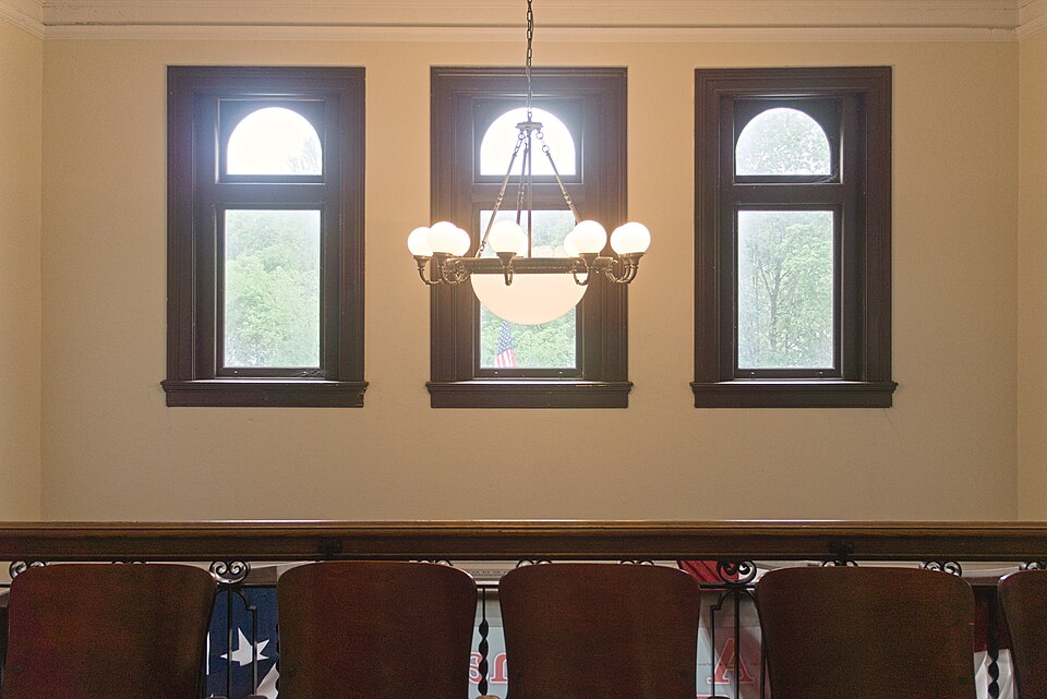 View from the second-floor balcony
