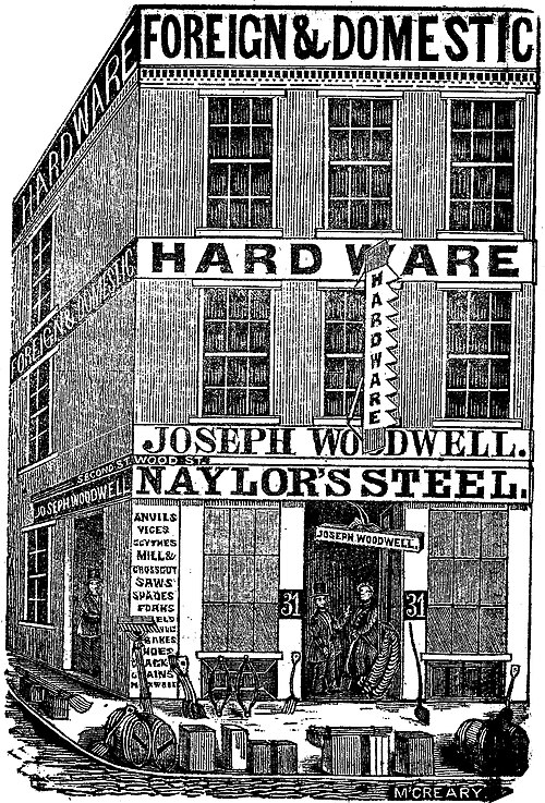 Joseph Woodwell Company in 1850