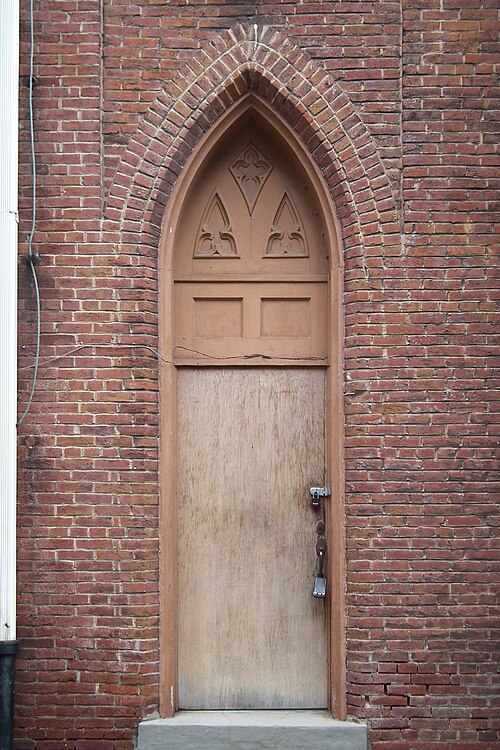 Side entrance