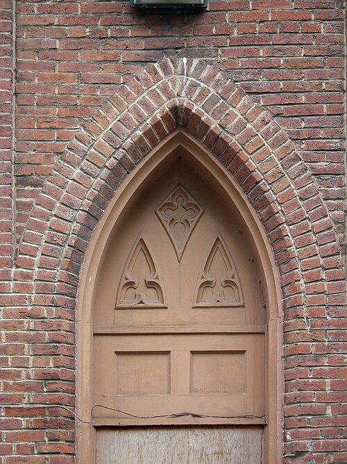 Side entrance