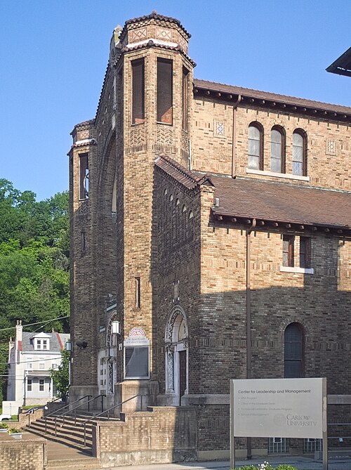 East side of the west front
