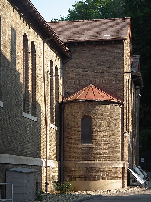 Side of the church