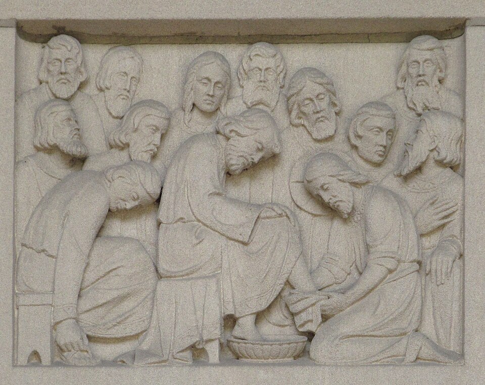 Christ washing the disciples’ feet