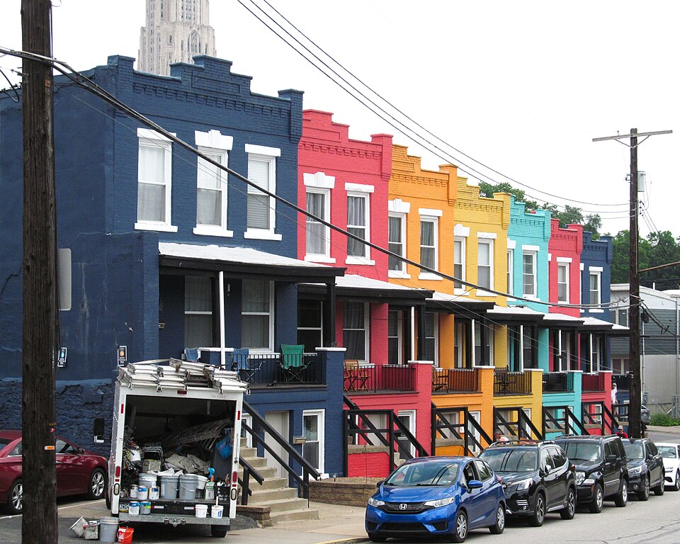Rainbow houses