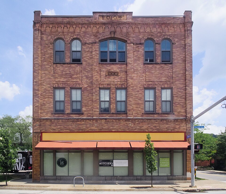 Front of the building