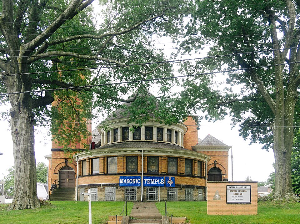 First Presbyterian Church (now Ingram Masonic Hall), Ingram, Pennsylvania