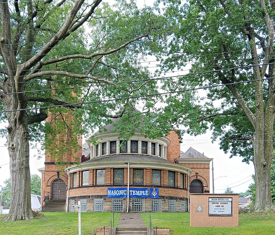 First Presbyterian Church (now Ingram Masonic Hall), Ingram, Pennsylvania