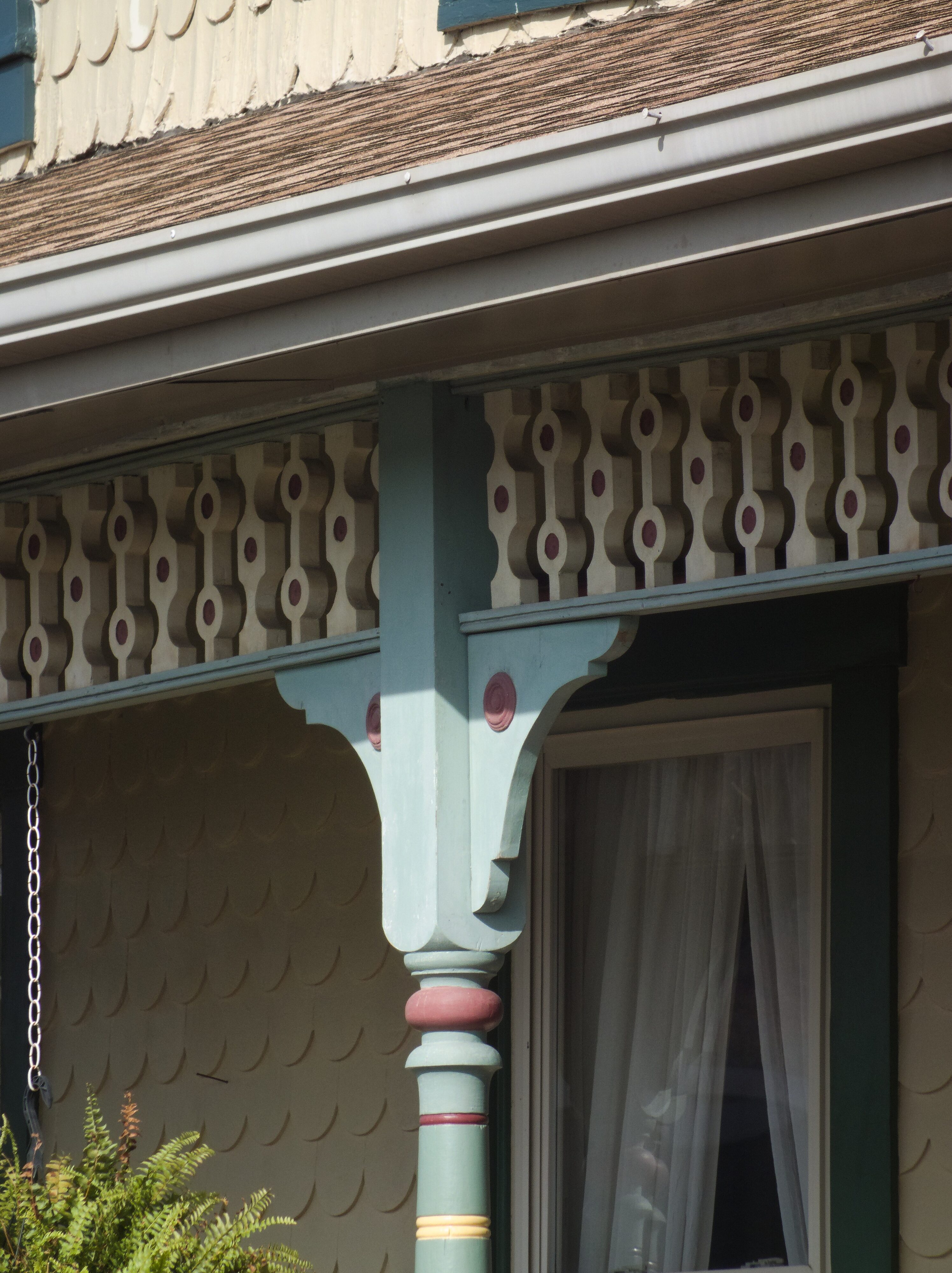 Porch woodwork