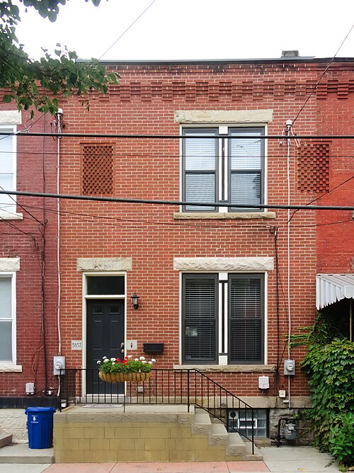 One of the houses