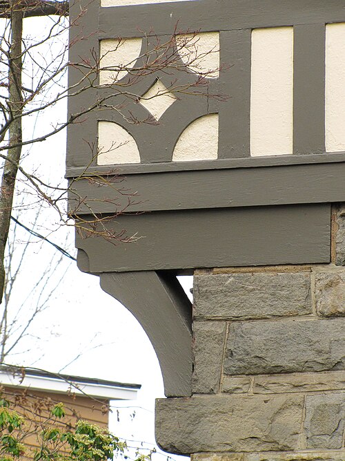 Wooden bracket