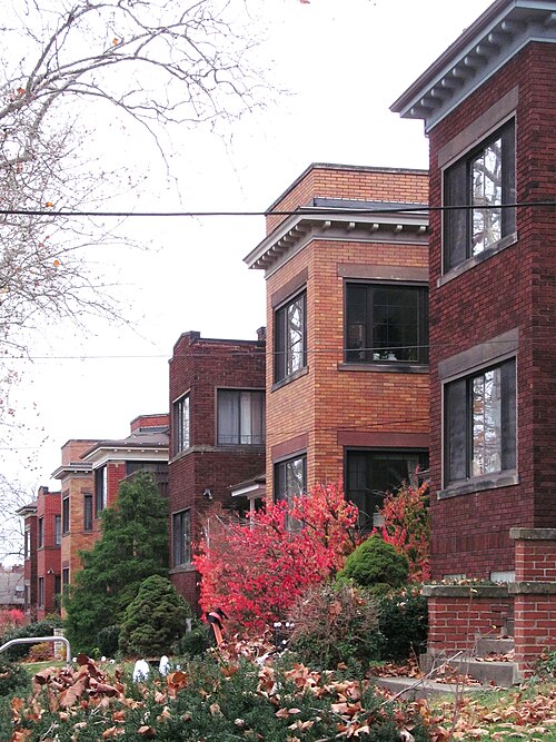 Row of duplexes