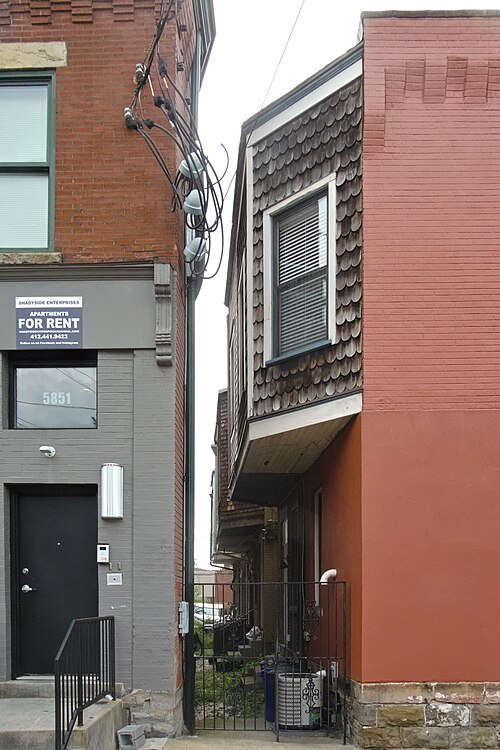 Rear alley