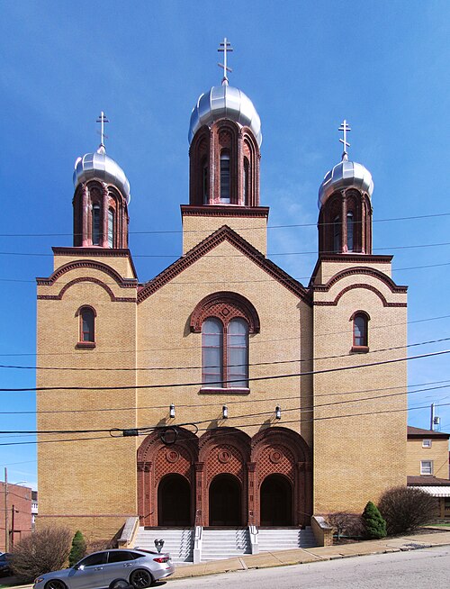 Front of the church