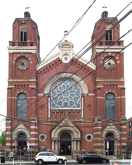 West front of St. Stanislaus Kostka Church