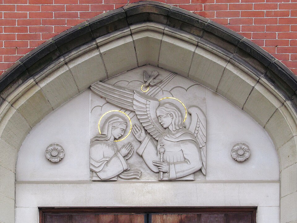 Annunciation relief