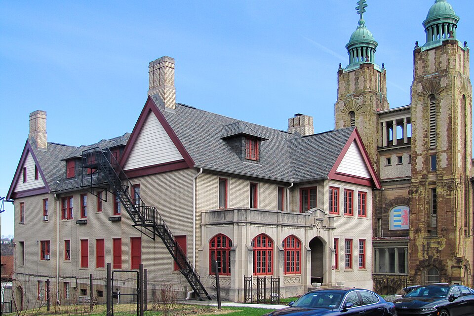Bishop’s residence with cathedral in the background