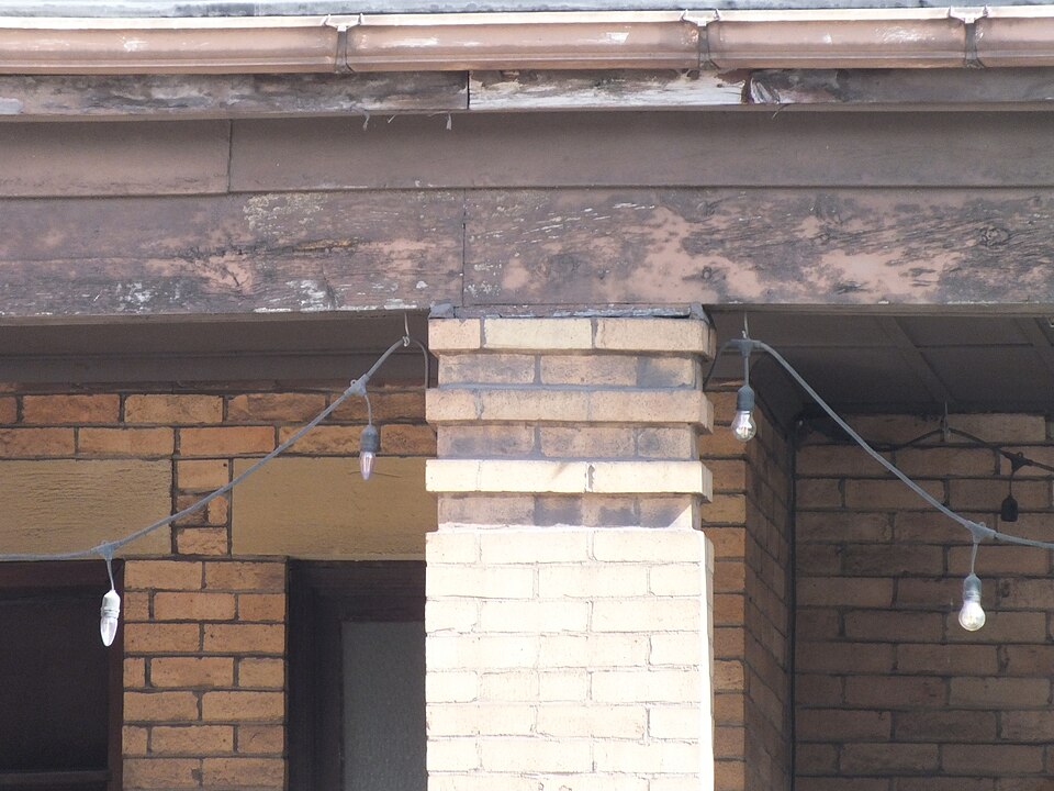 Capital of porch column
