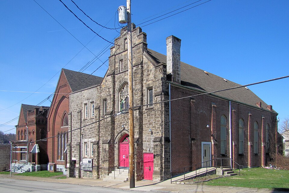 Perspective view of the church