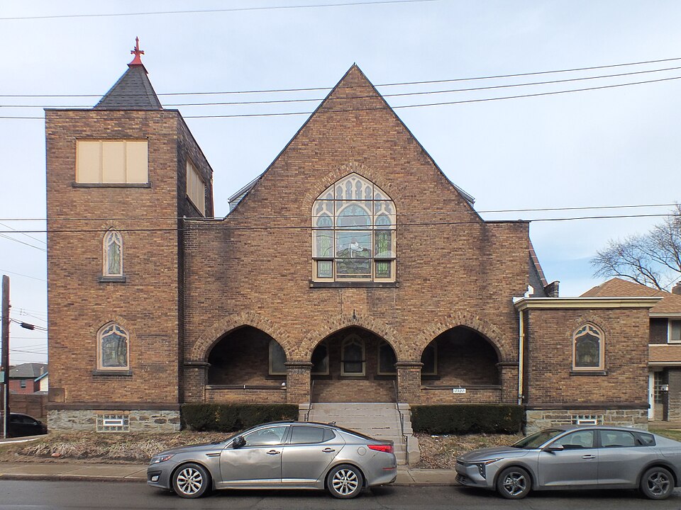 Front of the church