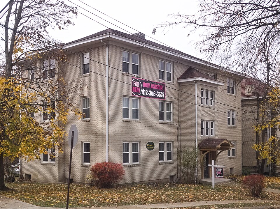 Warwick apartments, perspective view