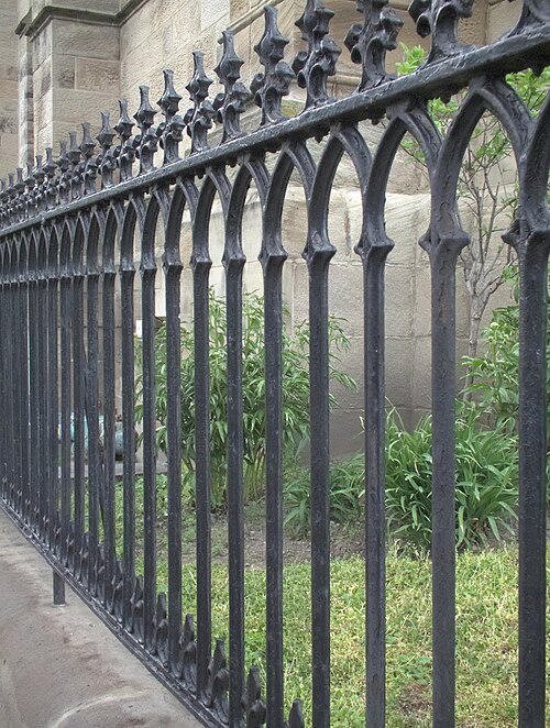 Iron fence