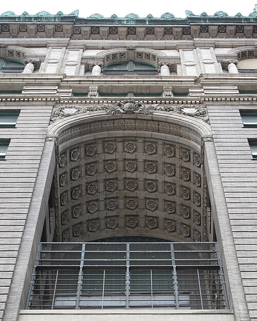 Underside of the arch, Keystone Bank Building