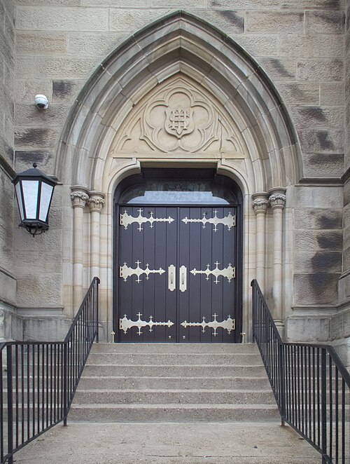Left entrance