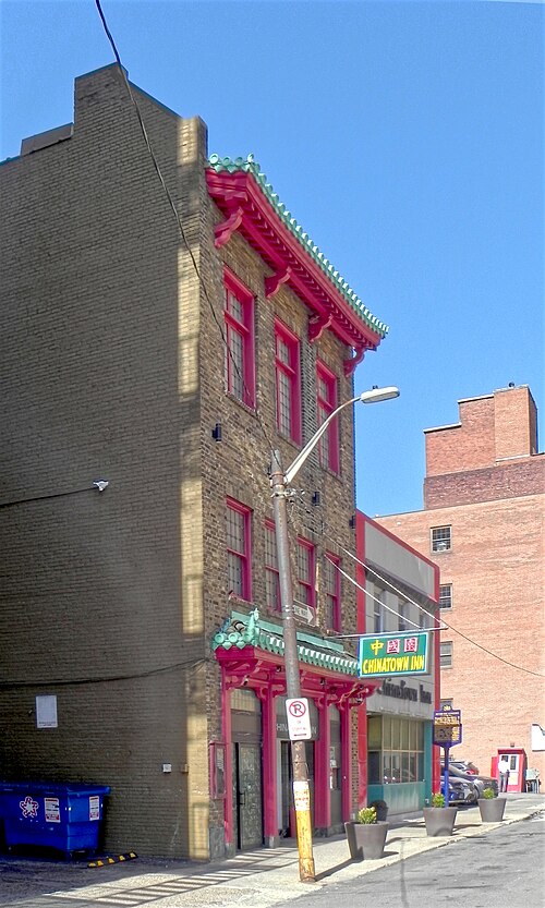 Perspective view of the building