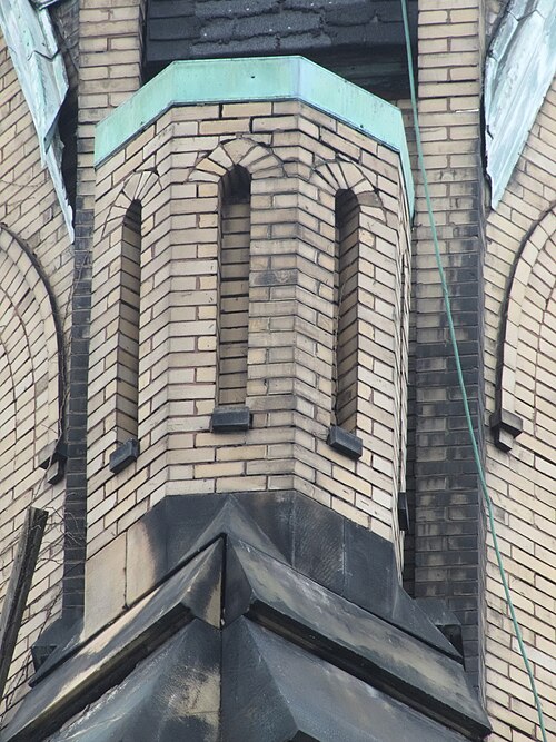 Detail of the tower