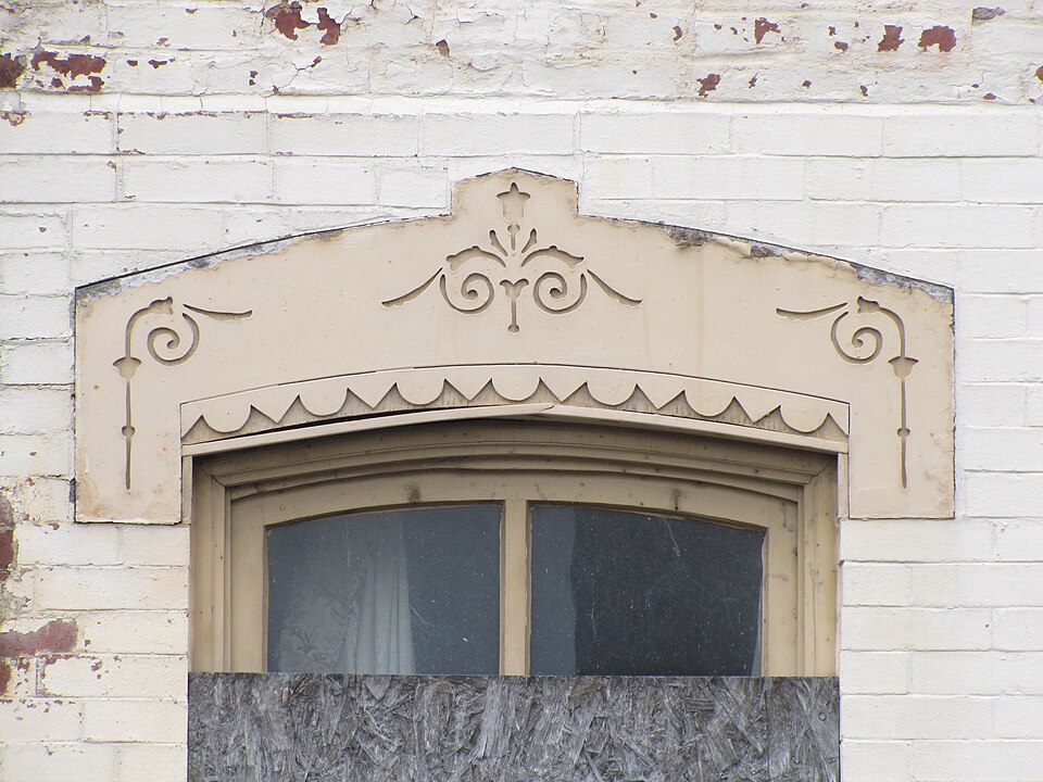 Lintel with incised decoration