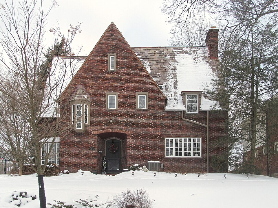 In the snow