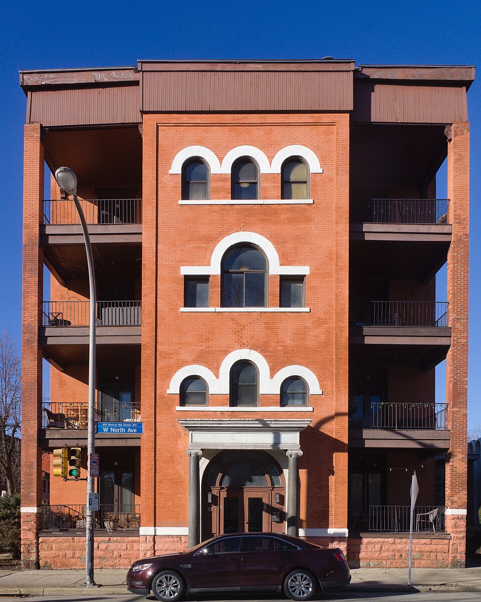 Front of the building