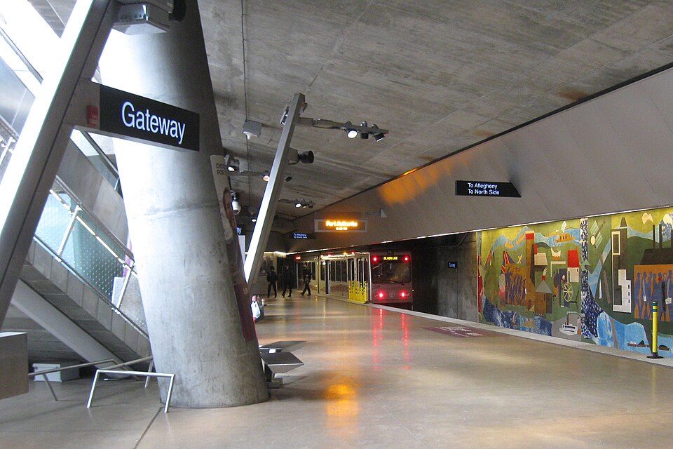 Car at station