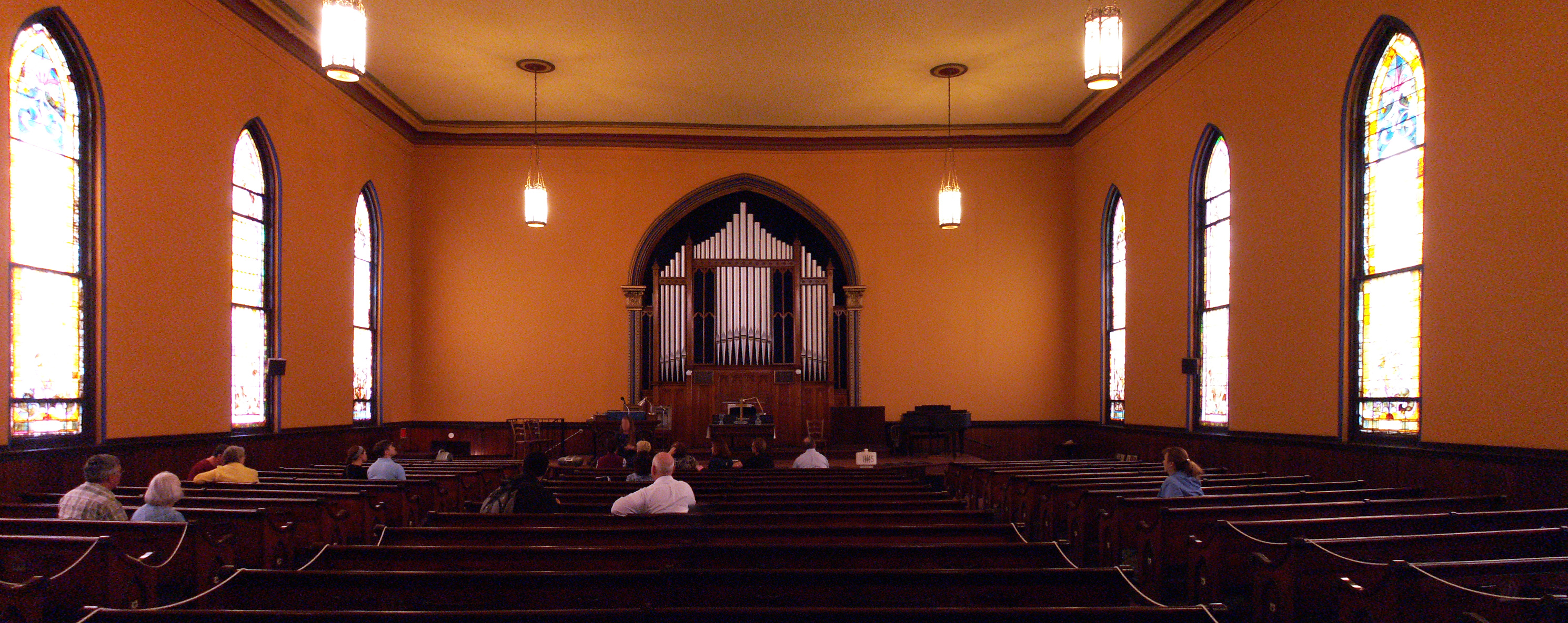 Interior of South Side Presbyterian