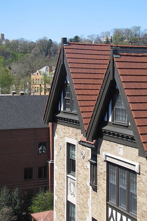 Gables and roof