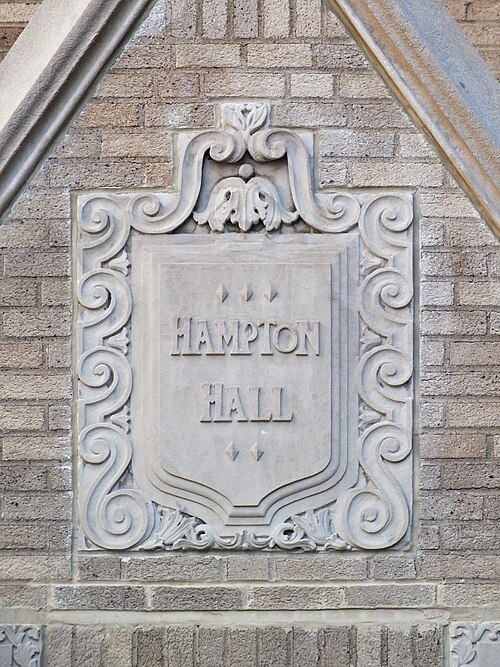 Hampton Hall shield
