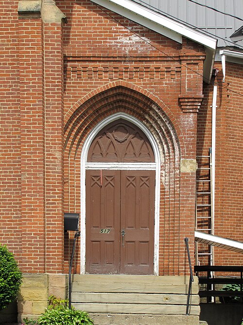 Side entrance