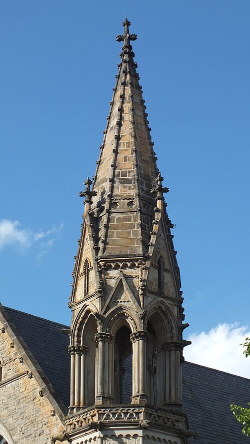 Smaller spire